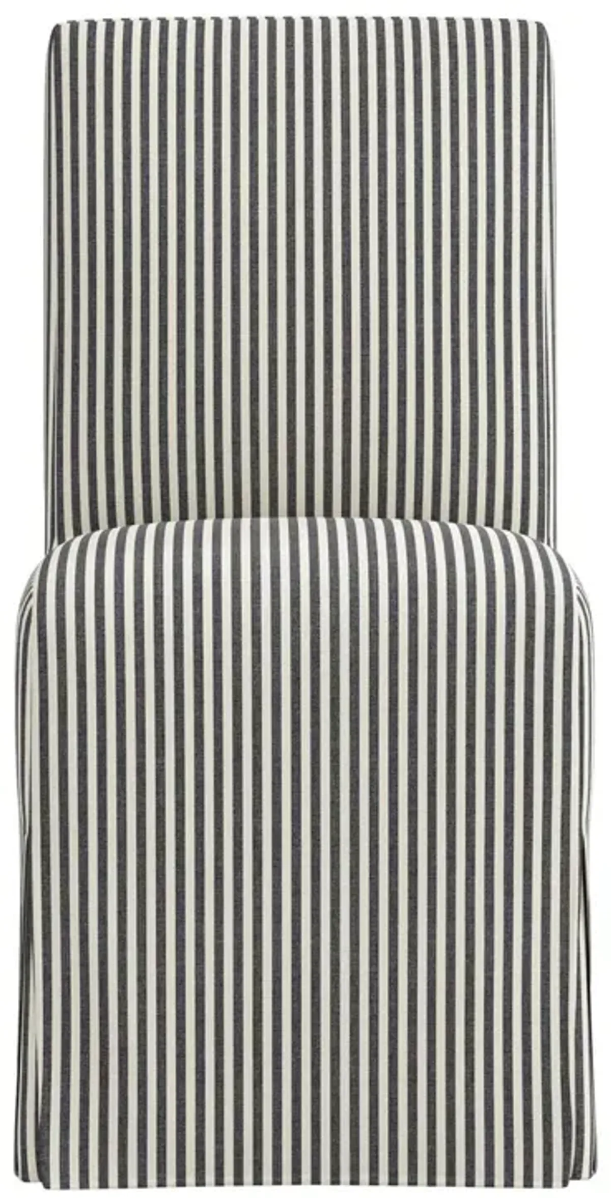 Lindy Slipcover Dining Chair, Jane Stripe