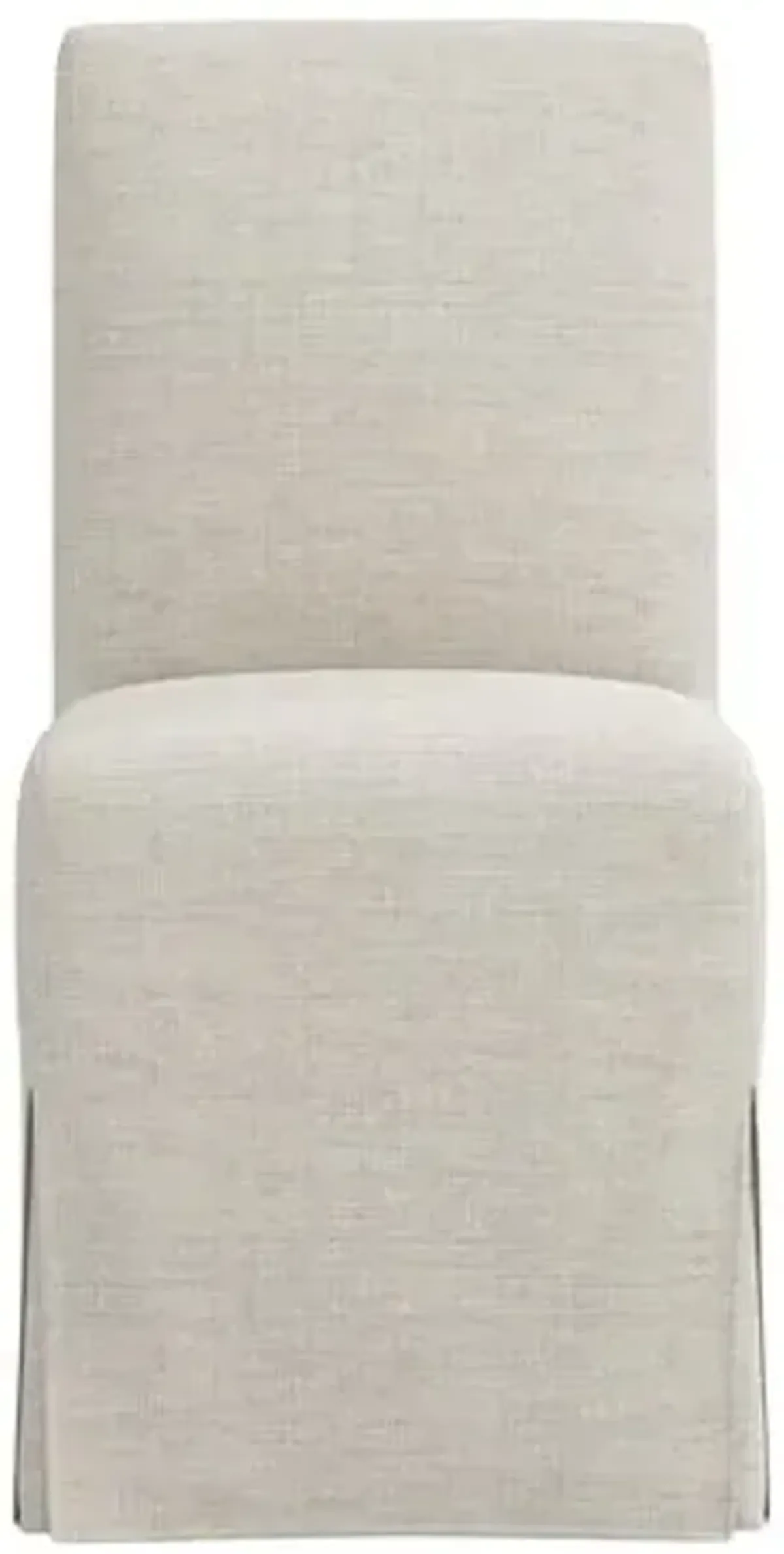 Lindy Slipcover Dining Chair - Linen - Gray