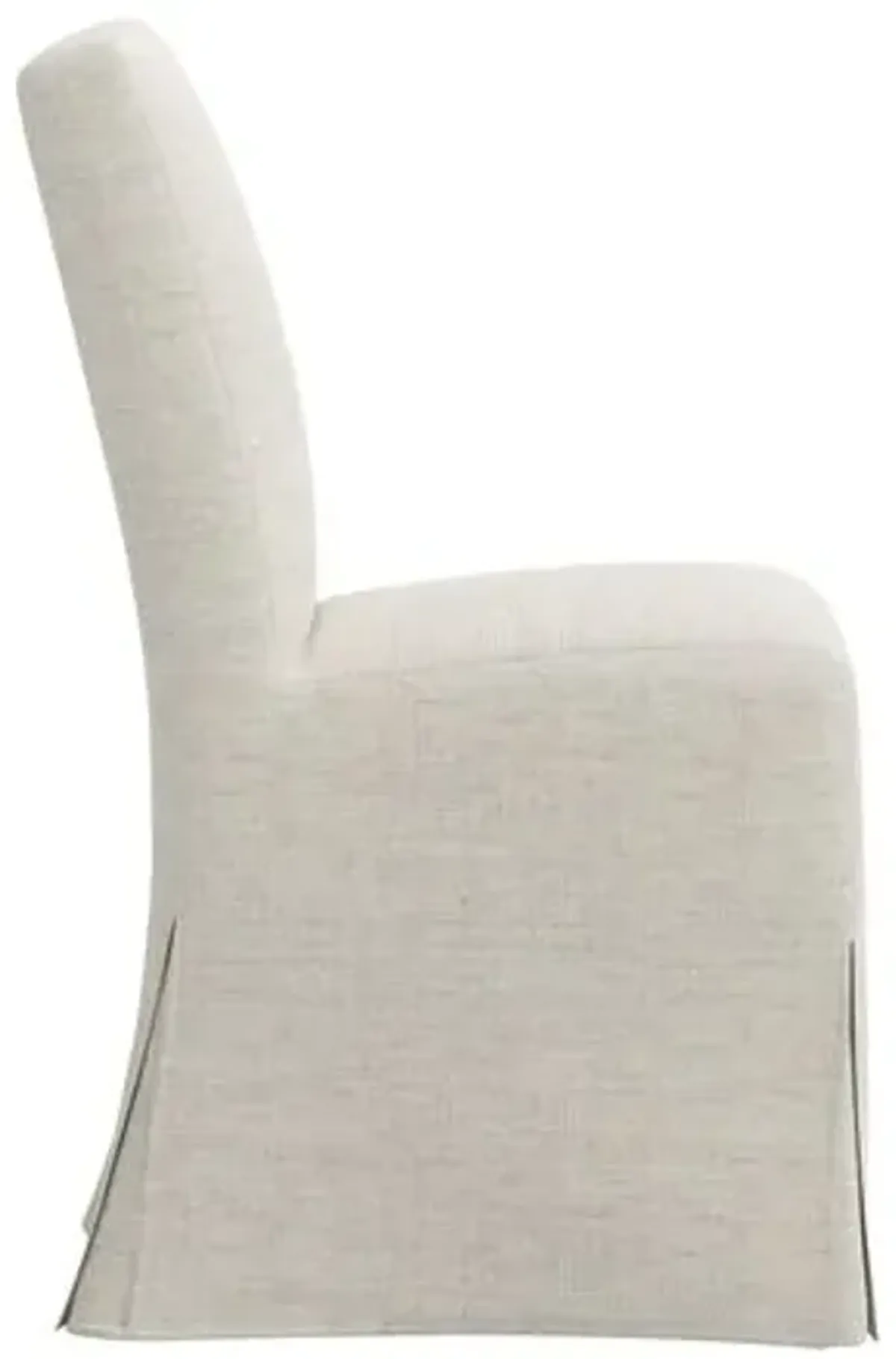 Lindy Slipcover Dining Chair - Linen - Gray