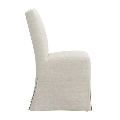 Lindy Slipcover Dining Chair - Linen - Gray