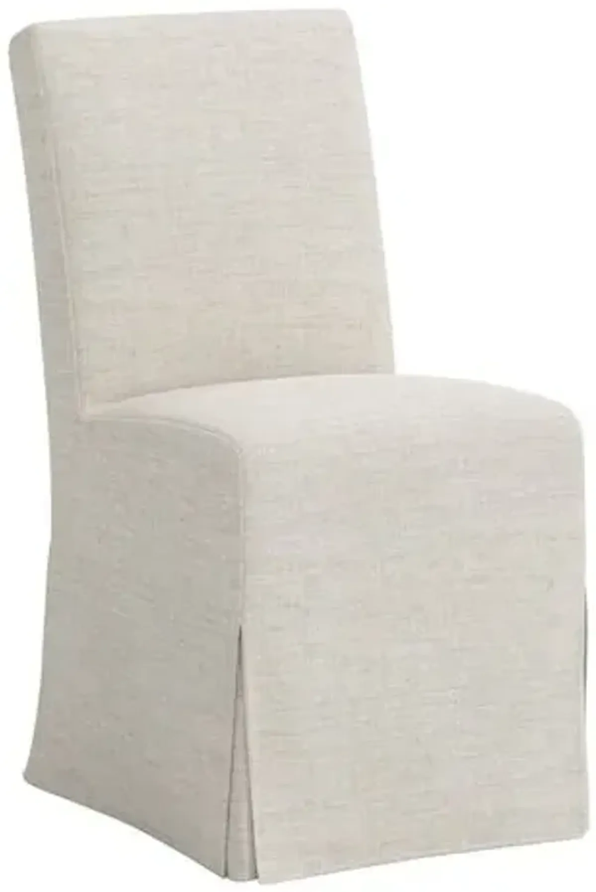 Lindy Slipcover Dining Chair - Linen - Gray