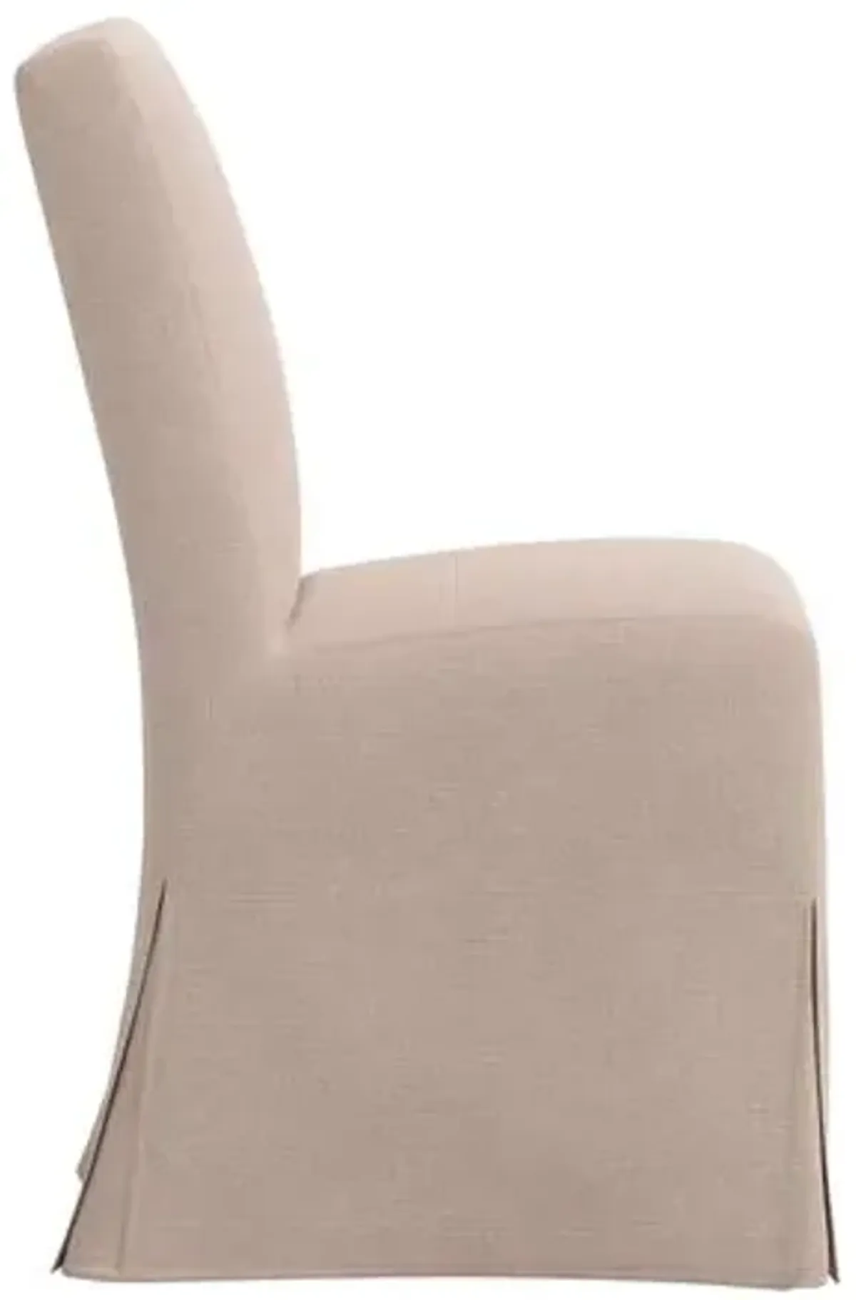 Lindy Slipcover Dining Chair - Linen