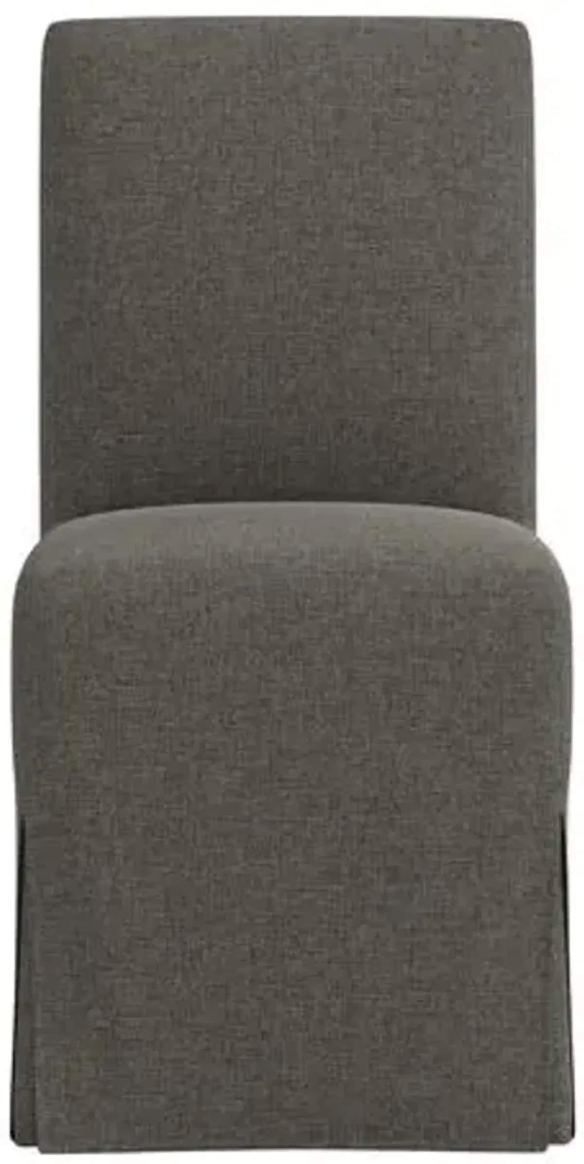 Lindy Slipcover Dining Chair - Linen - Gray