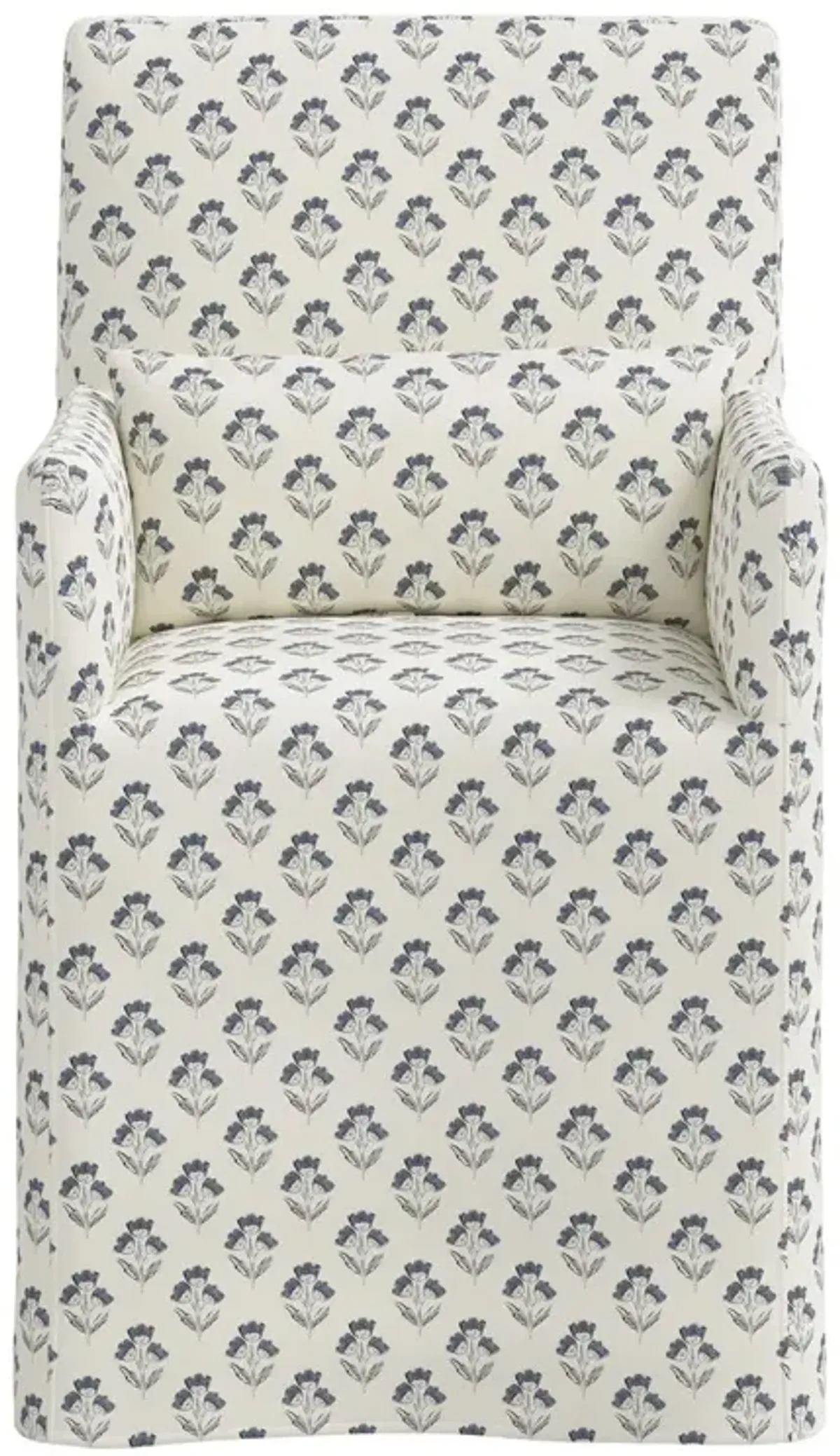 Lindy Slipcover Dining Arm Chair, Francie