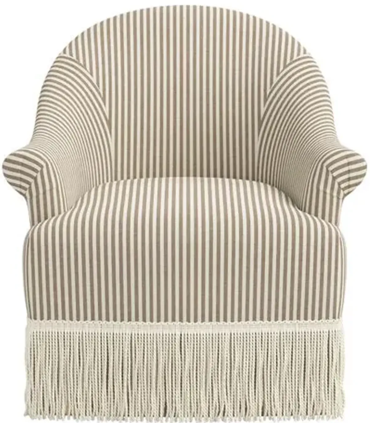 Marie Swivel Chair - Jane Stripe