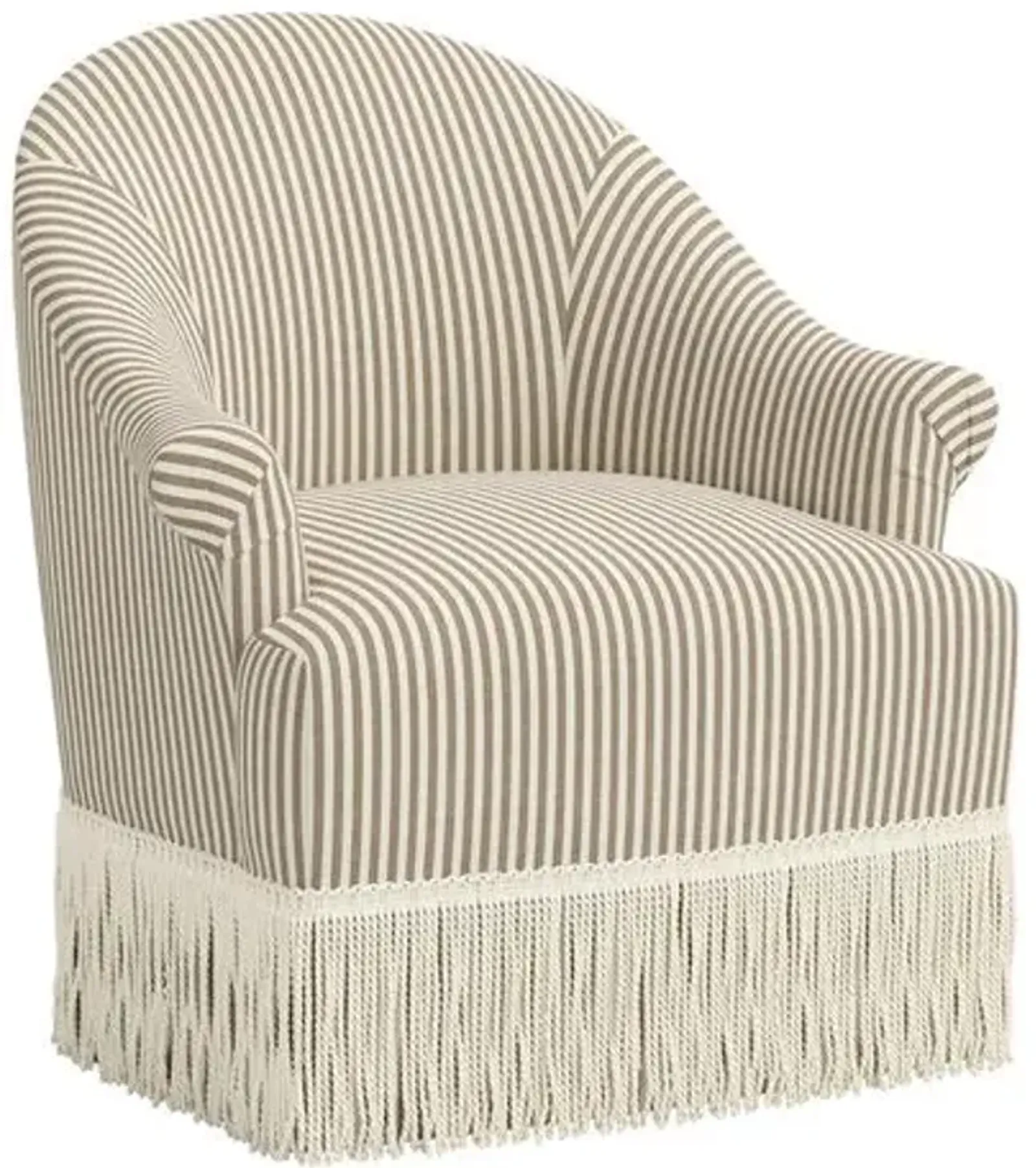 Marie Swivel Chair - Jane Stripe