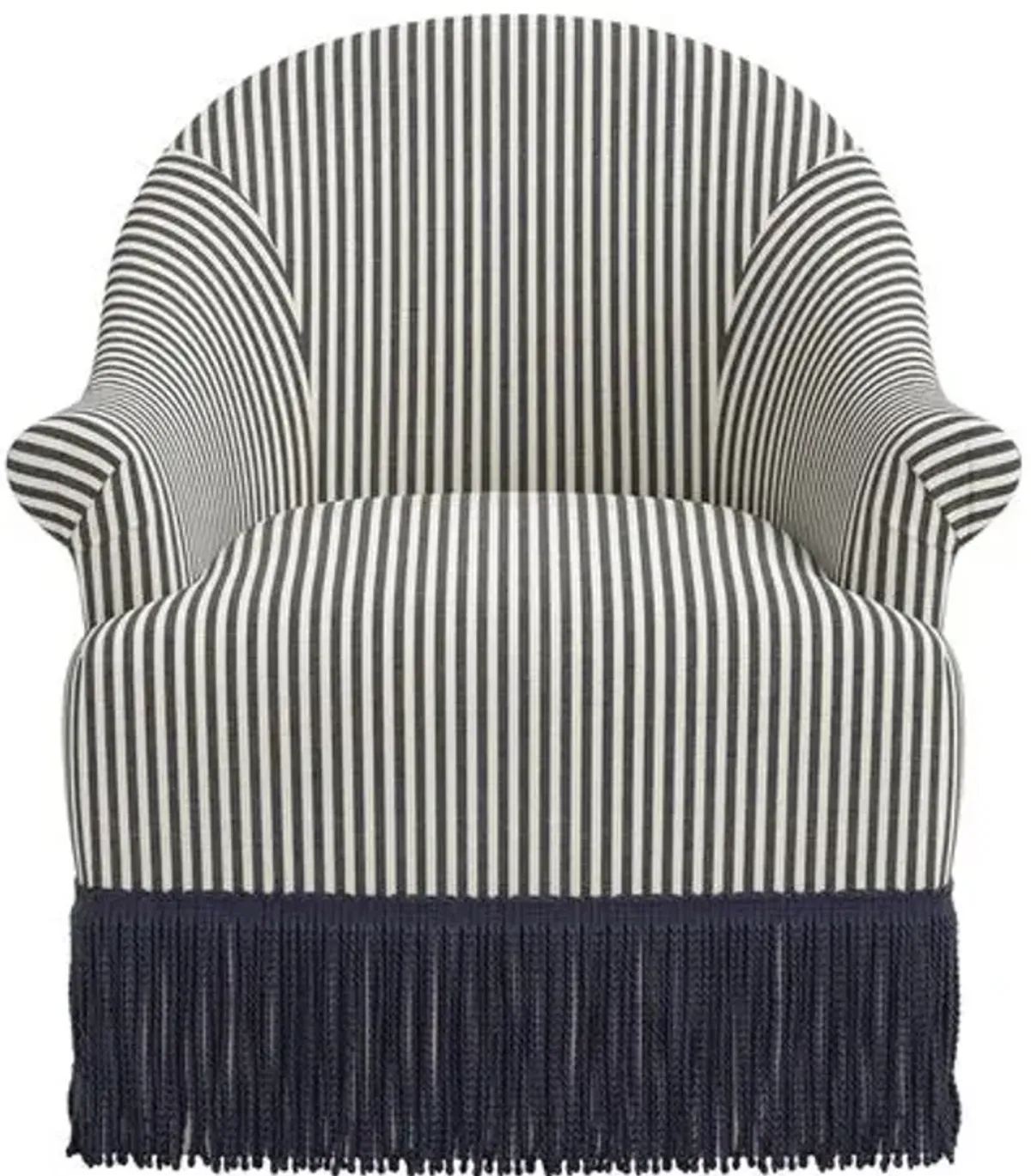 Marie Swivel Chair - Jane Stripe