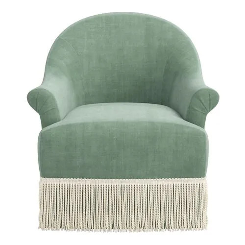 Marie Swivel Chair - Velvet