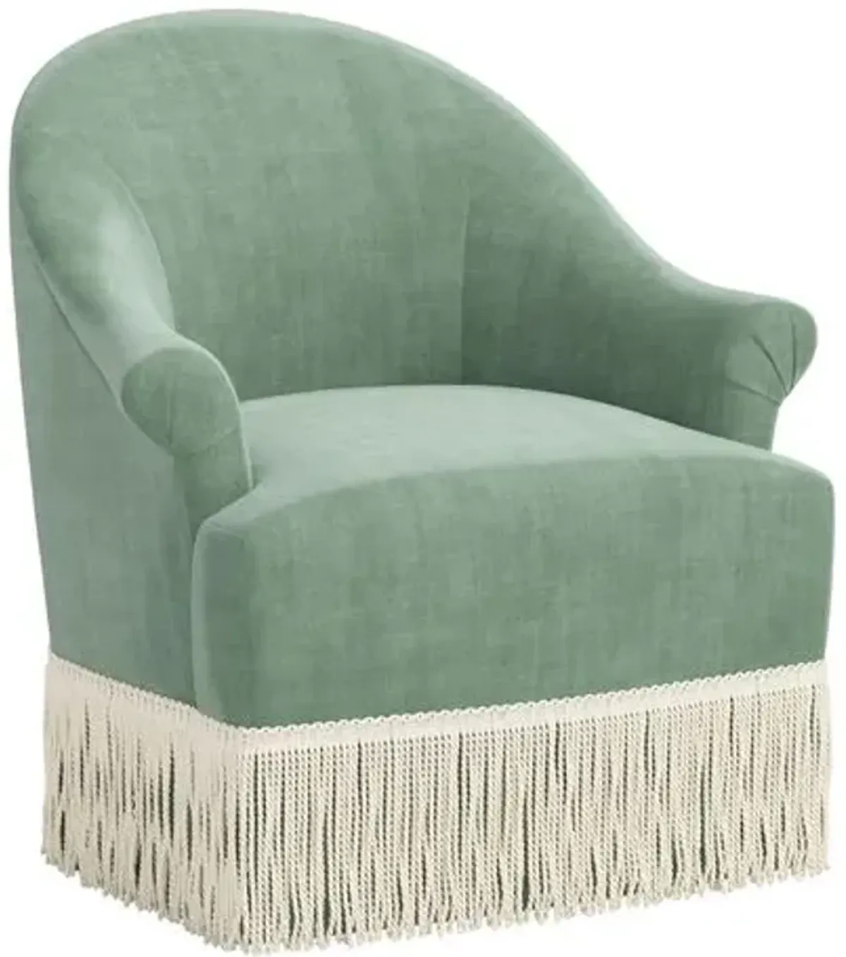 Marie Swivel Chair - Velvet