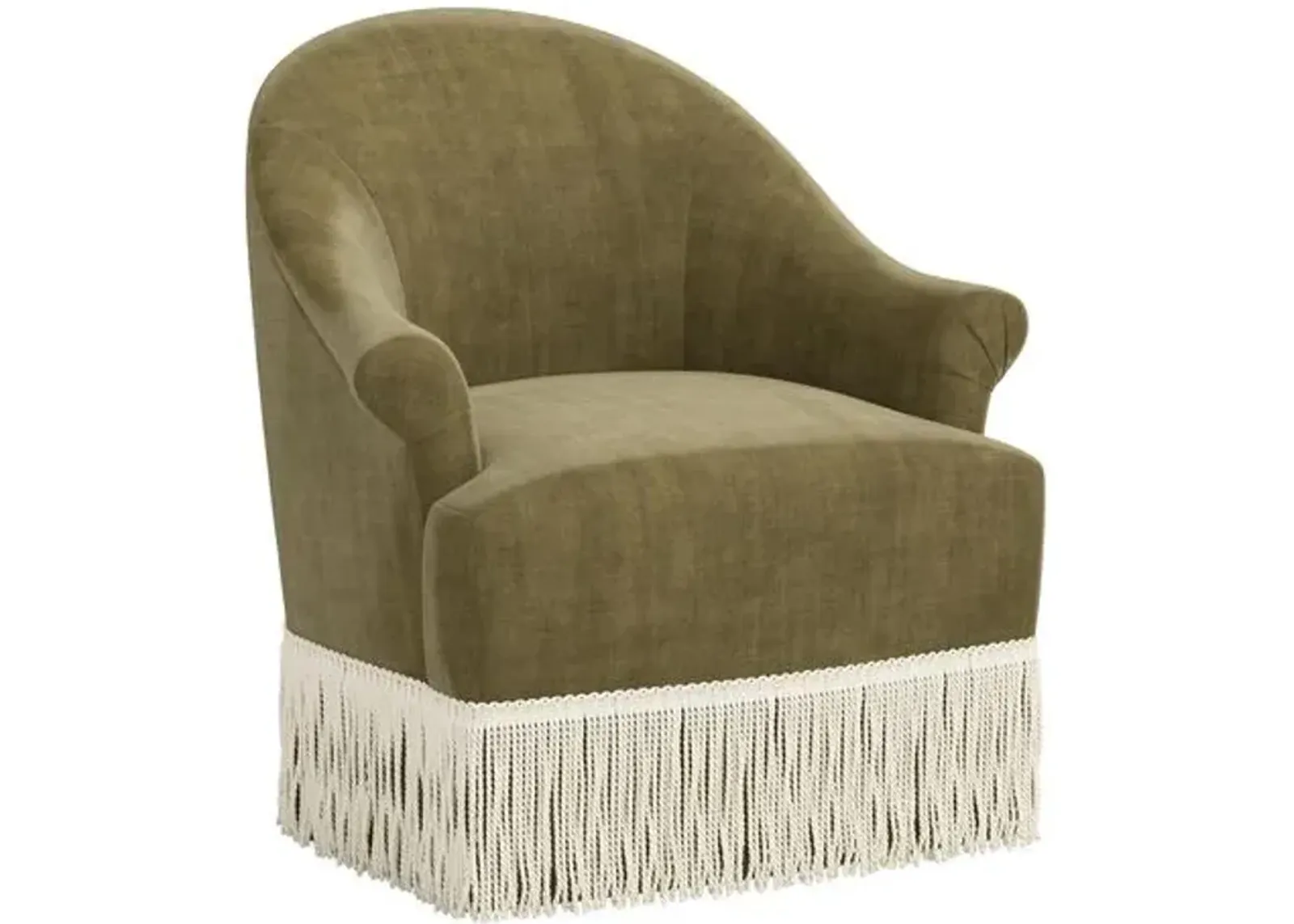 Marie Swivel Chair - Velvet