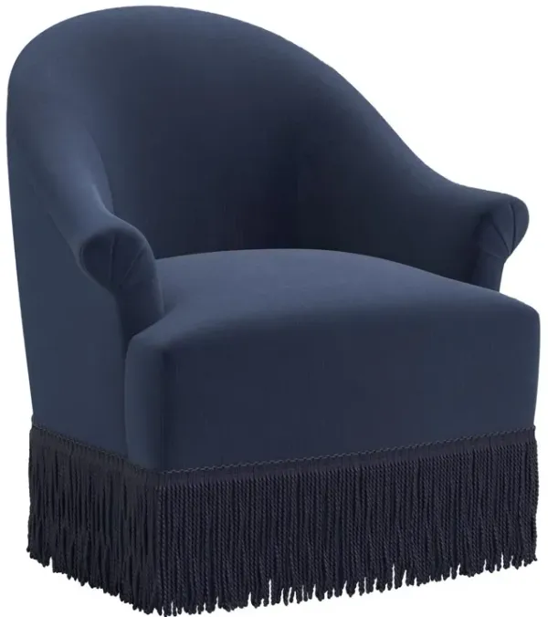 Marie Swivel Chair, Performance Velvet