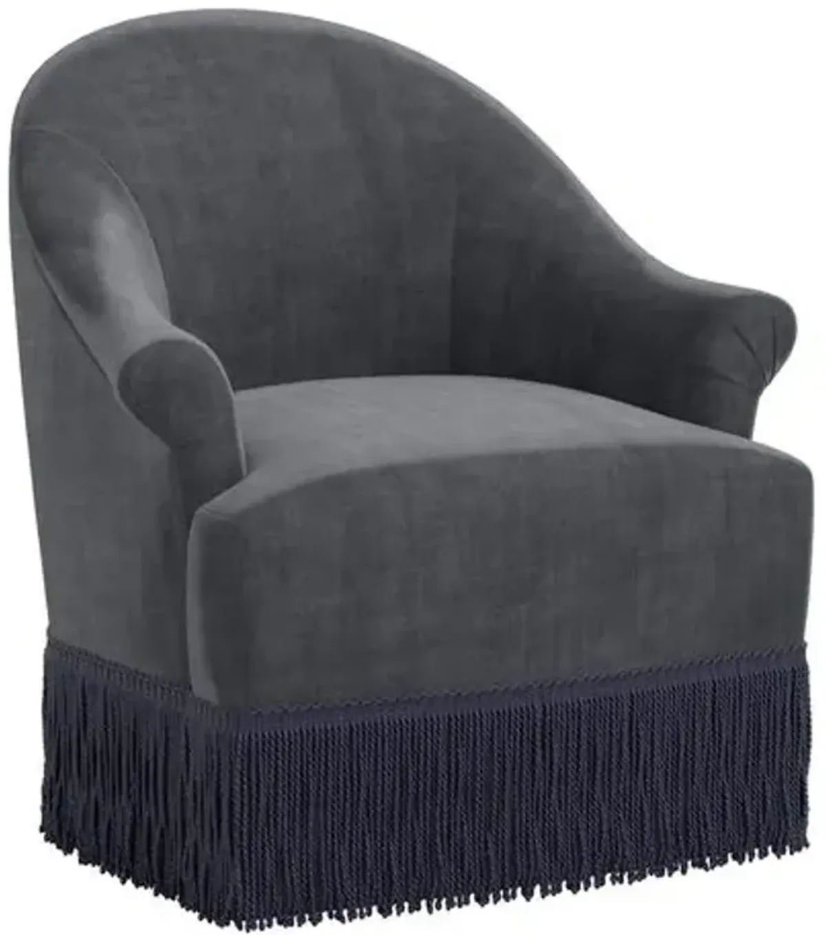 Marie Swivel Chair - Velvet