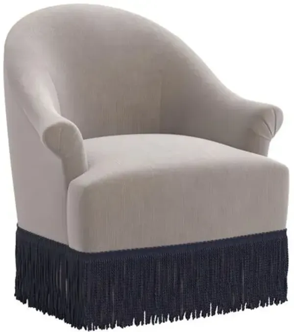 Marie Swivel Chair - Performance Velvet