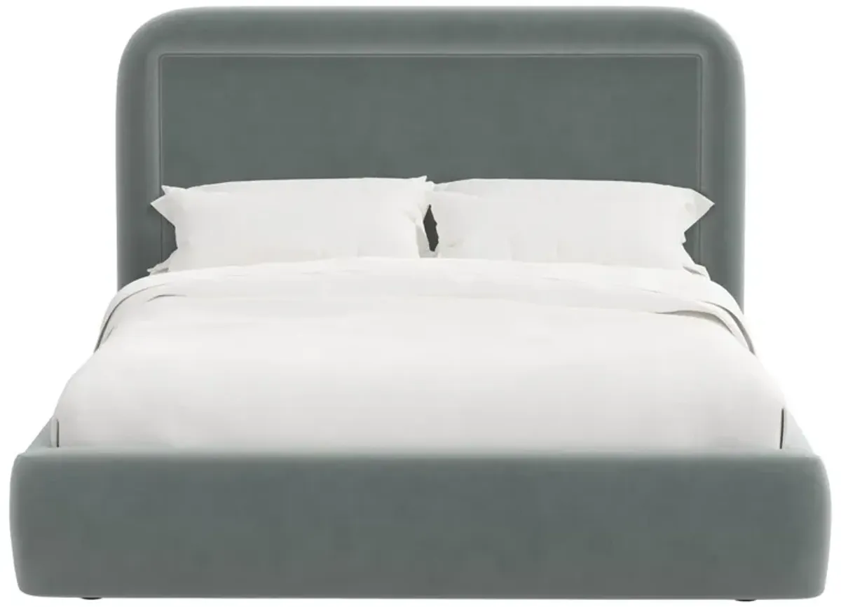 Marisa Platform Bed, Performance Velvet