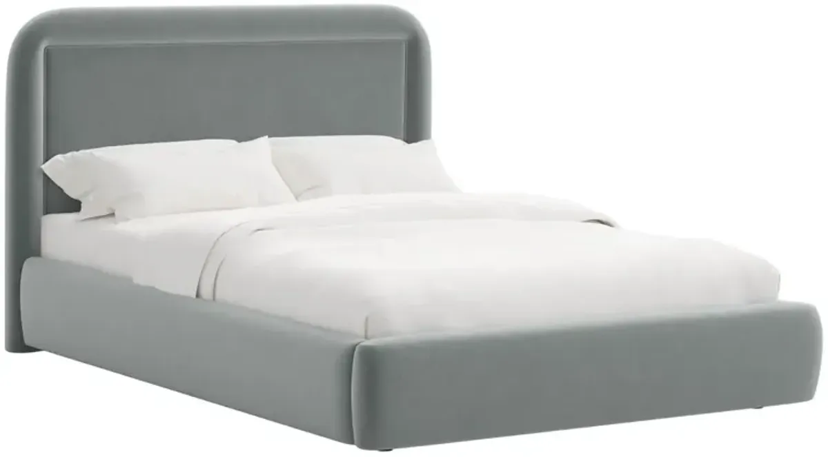 Marisa Platform Bed, Performance Velvet