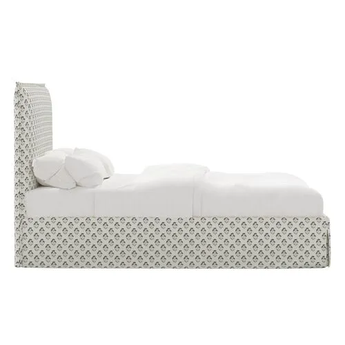 Maura Slipcover Bed - Francie - Blue