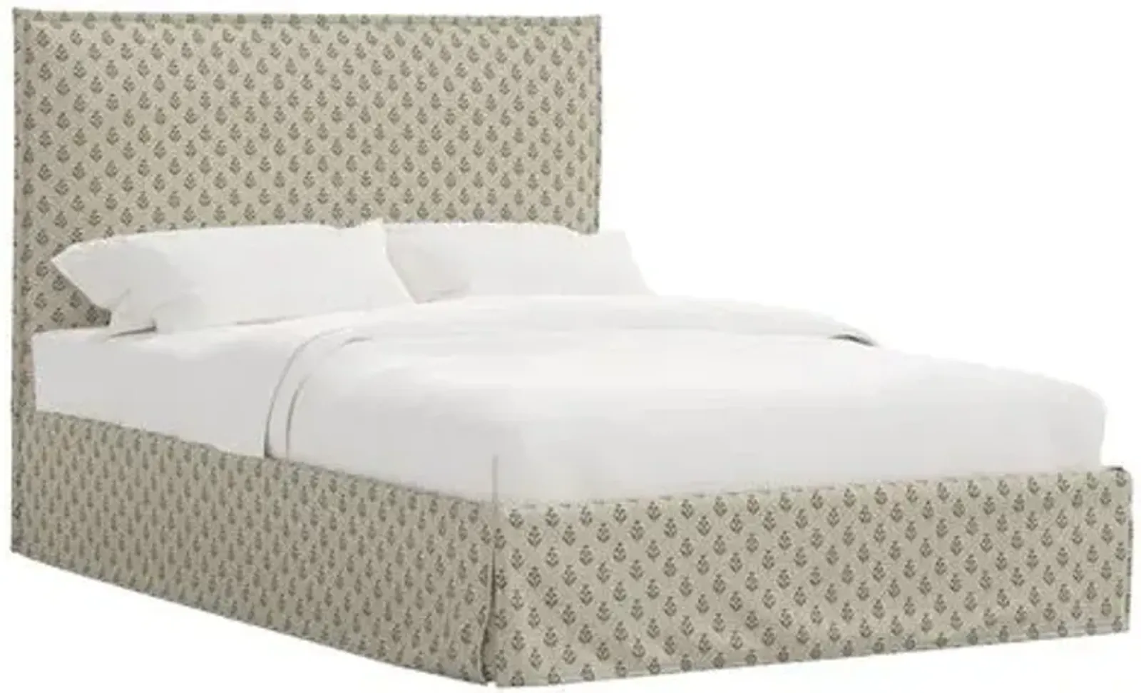 Maura Slipcover Bed - Francie - Green