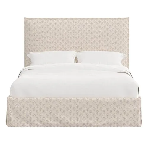 Maura Slipcover Bed - Francie - White