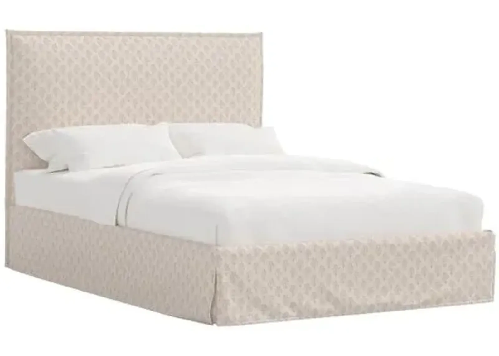 Maura Slipcover Bed - Francie - Ivory