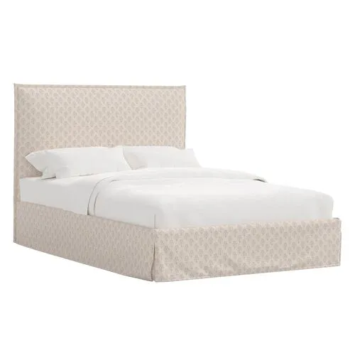 Maura Slipcover Bed - Francie - White