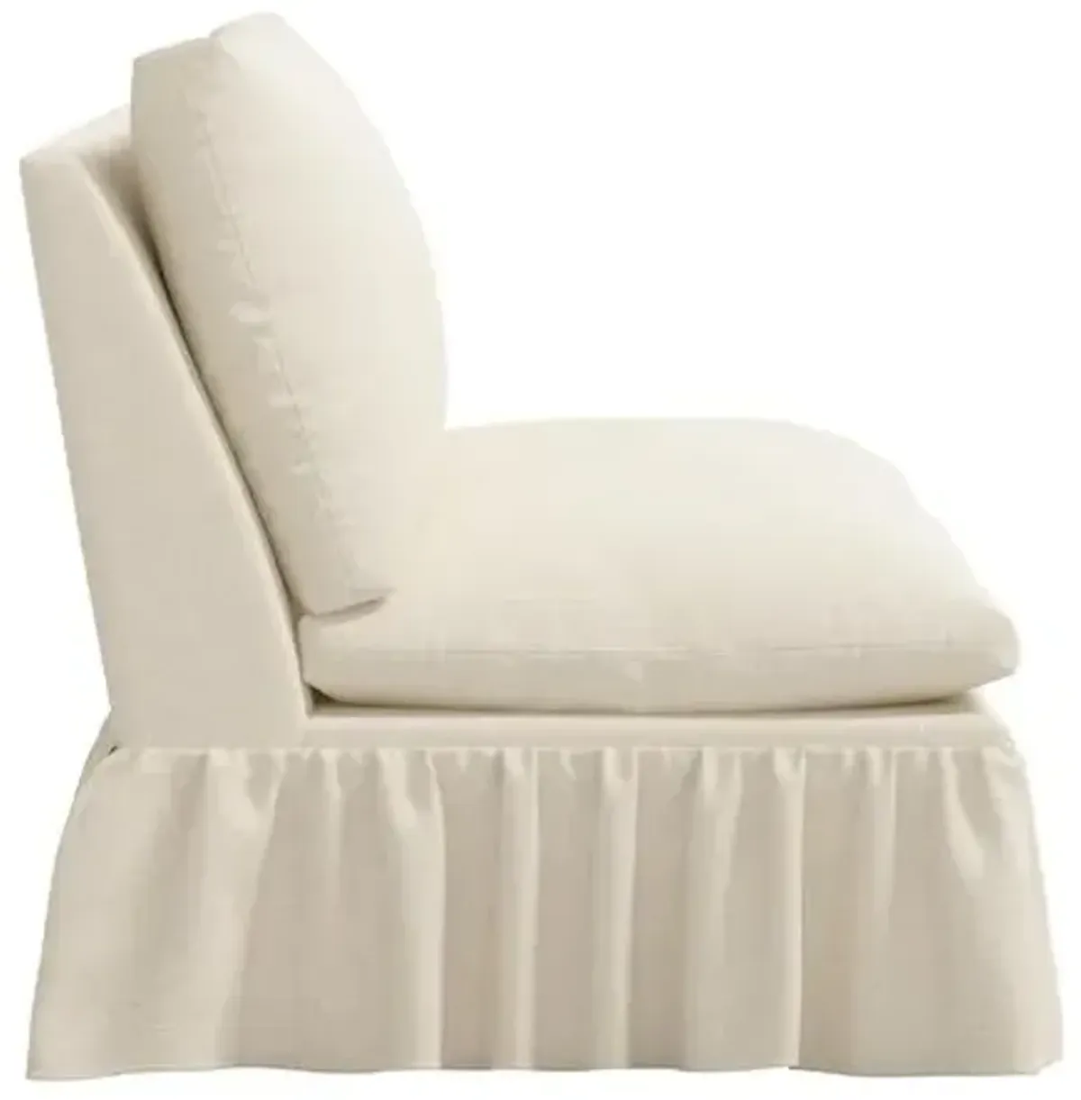 Thelma Settee - Linen - Ivory