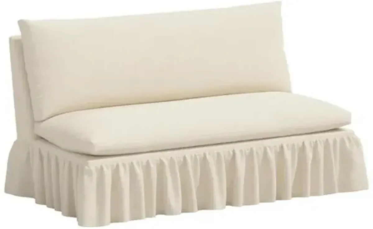 Thelma Settee - Linen - Ivory