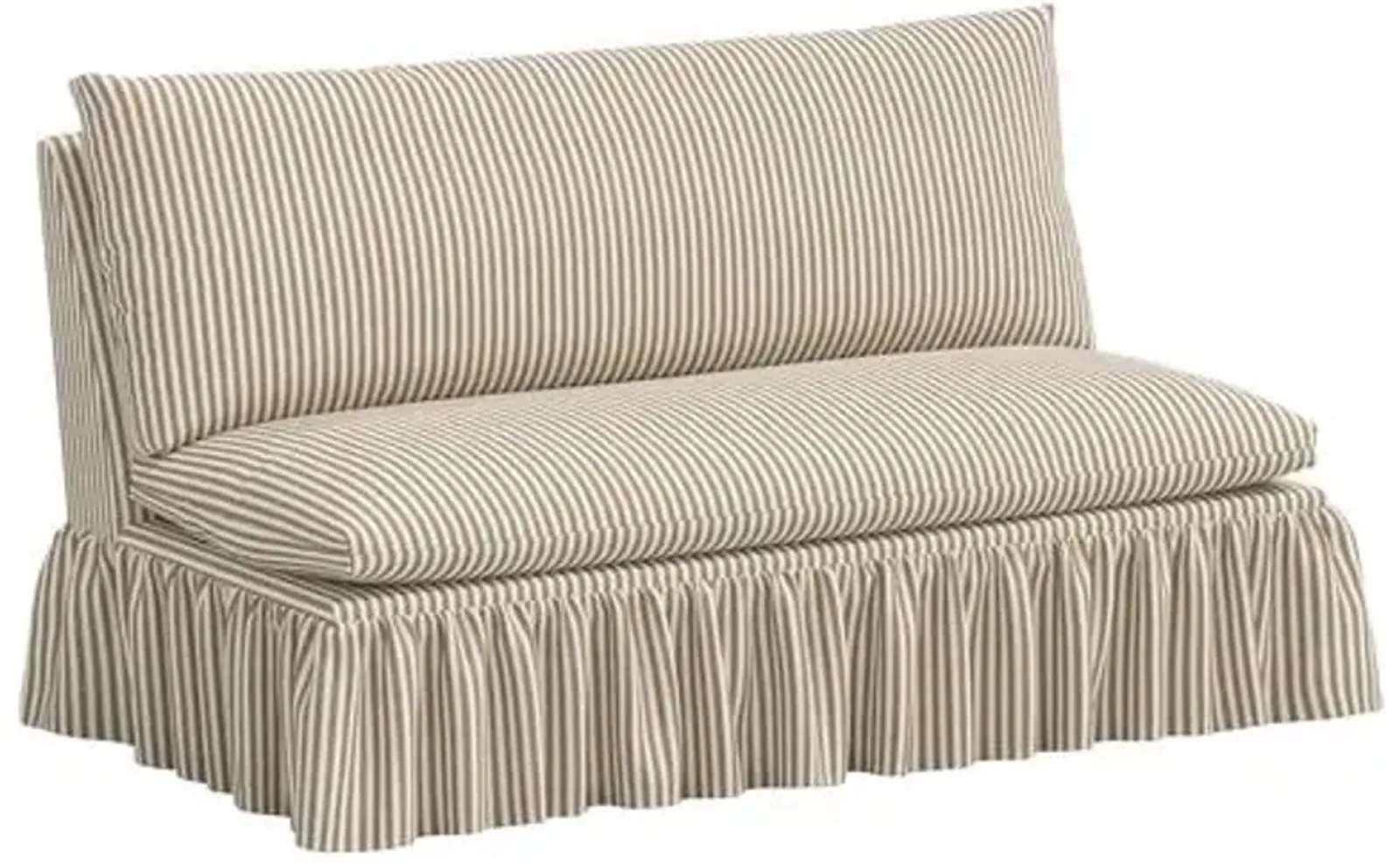 Thelma Settee - Jane Stripe - Brown