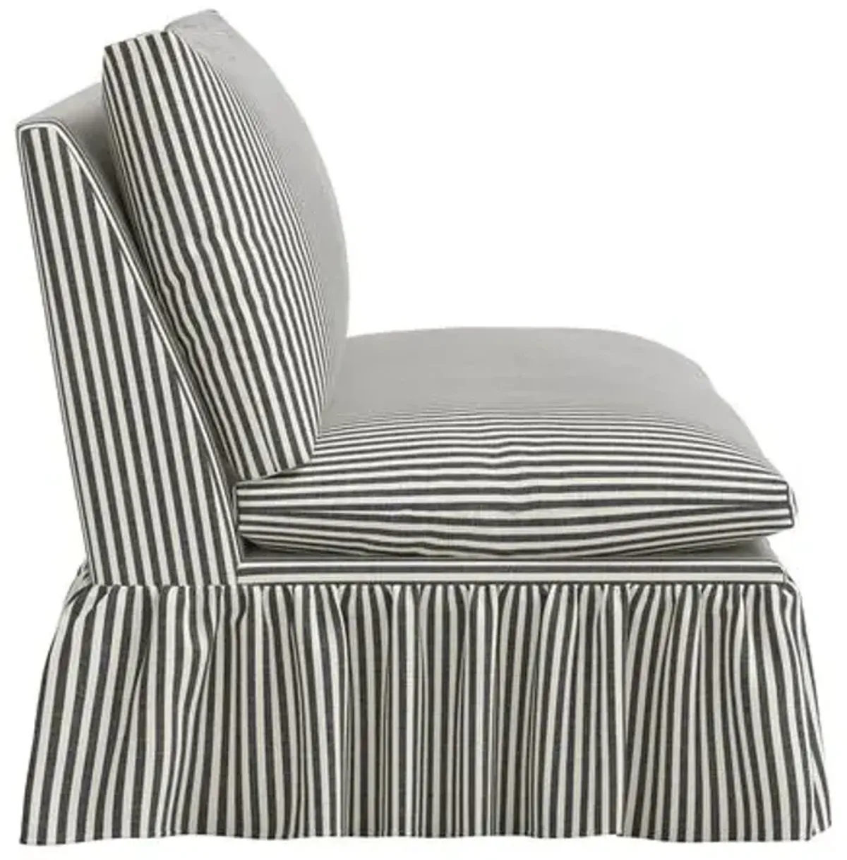 Thelma Settee - Jane Stripe - Gray