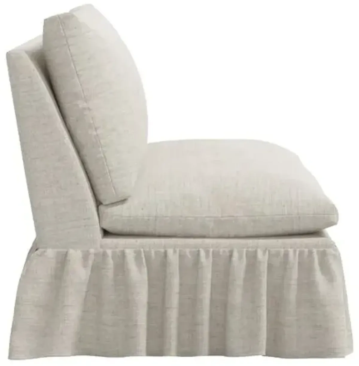 Thelma Settee - Linen - Gray