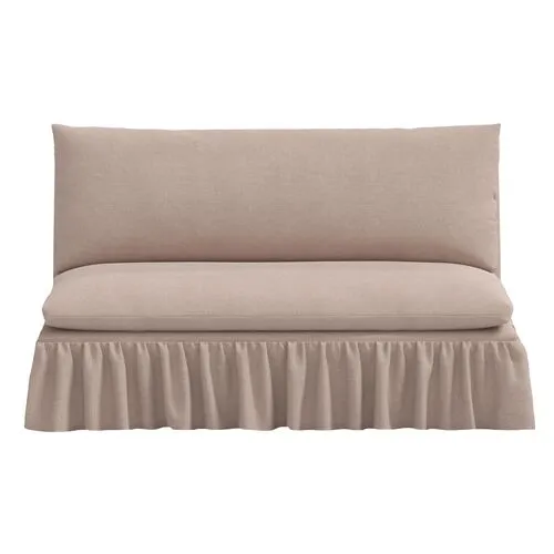 Thelma Settee - Linen - Gray