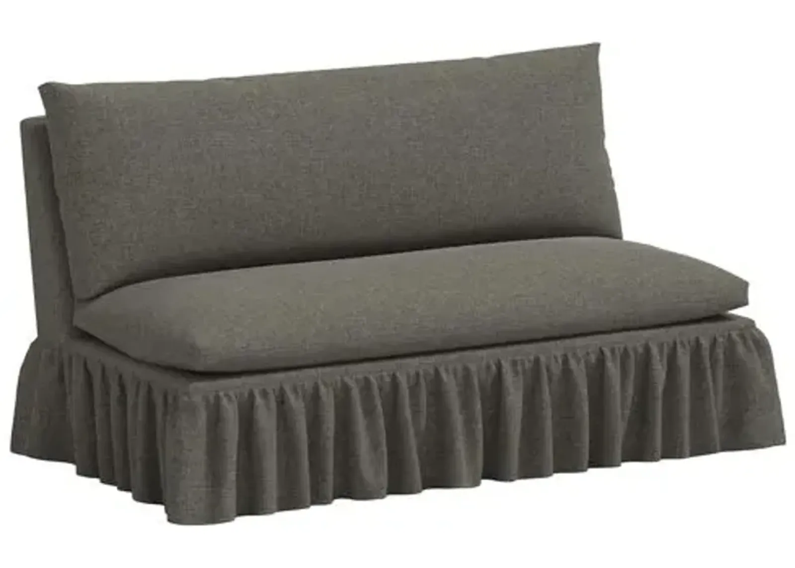 Thelma Settee - Linen - Gray