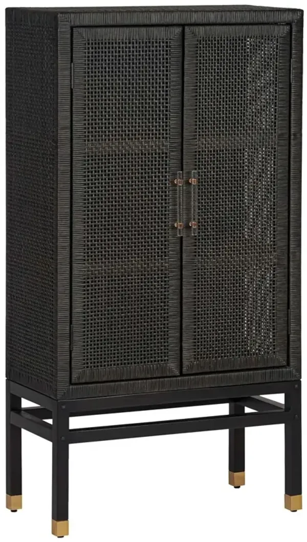 Valentino Woven Rattan Cabinet