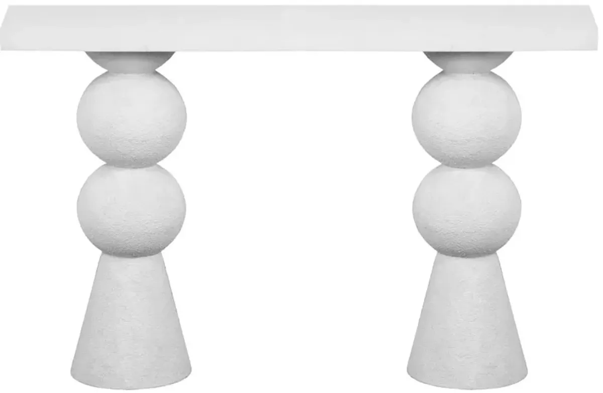 Maddox Console Table, White
