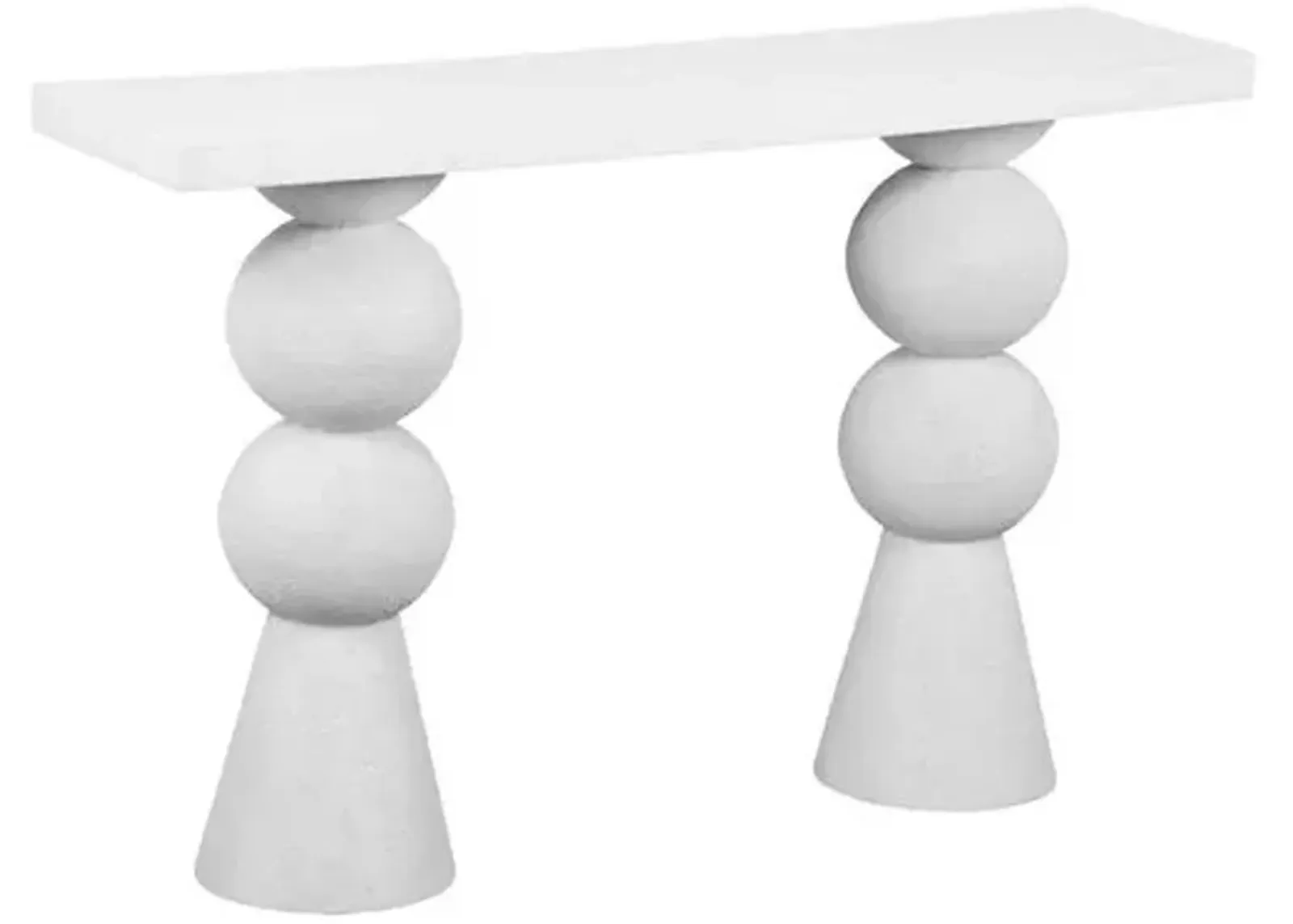 Maddox Console Table - White