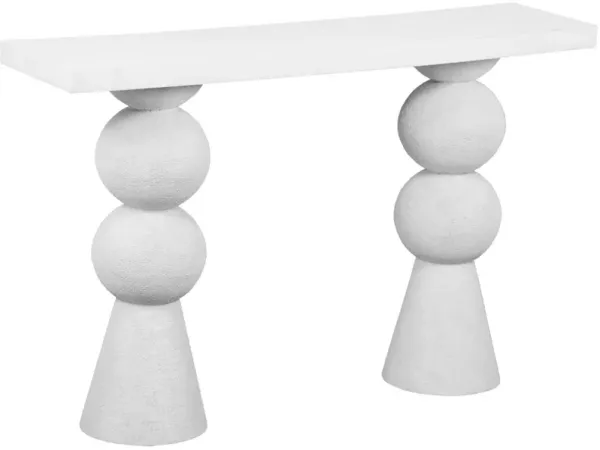 Maddox Console Table, White