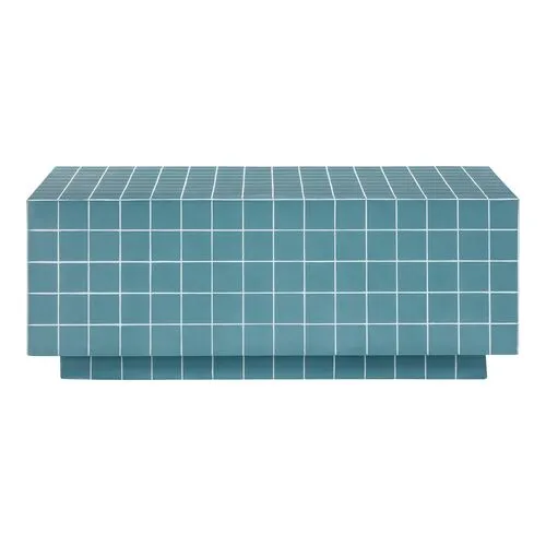 Lyla Tile Indoor/Outdoor Coffee Table - Blue