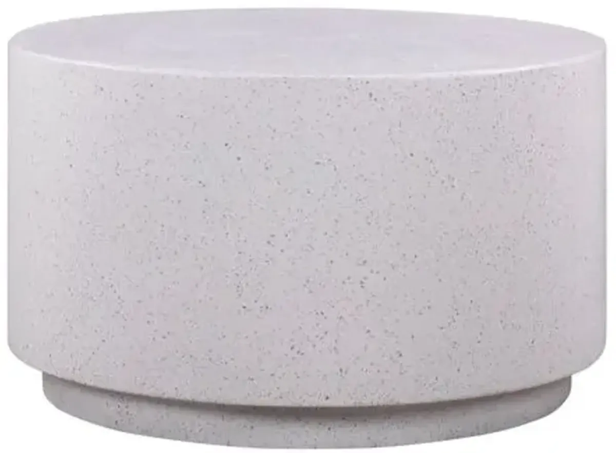 Greyson Terrazzo Light Speckled Coffee Table - Grey - Gray