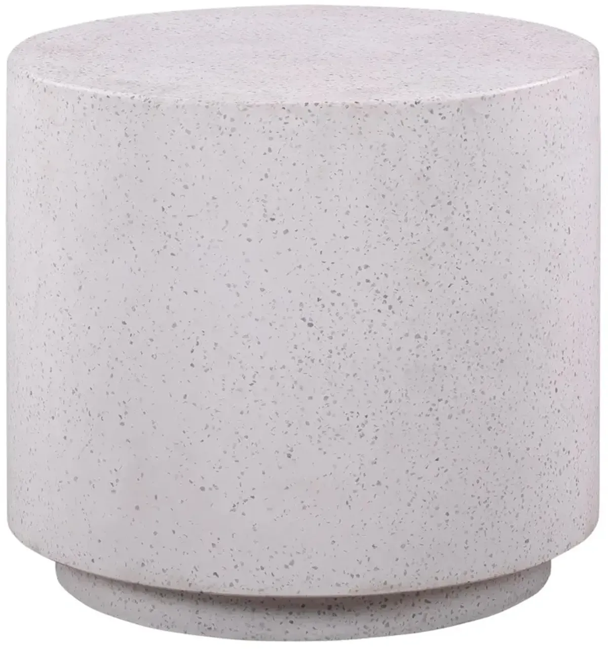 Greyson Terrazzo Indoor/Outdoor Side Table, Grey Speckled