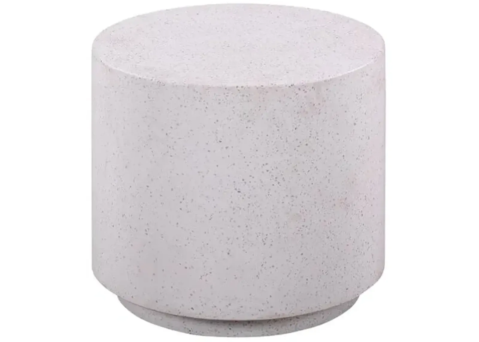 Greyson Terrazzo Indoor/Outdoor Side Table - Grey Speckled - Gray