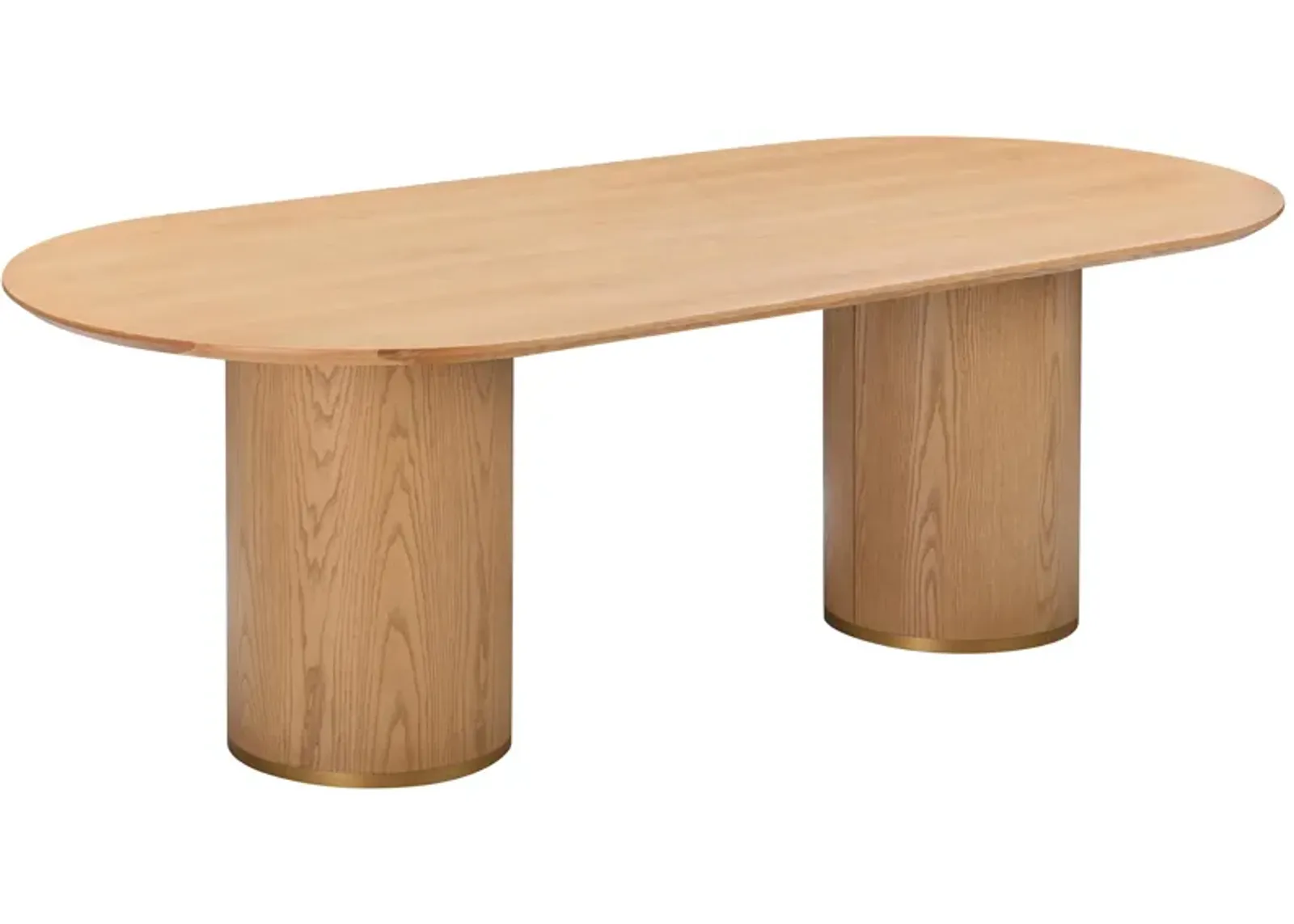 Delilah Oval Dining Table - Natural Ash