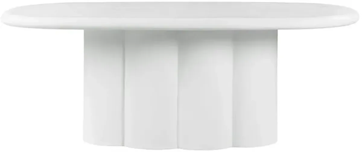 Zara Oval Concrete Indoor/Outdoor Dining Table