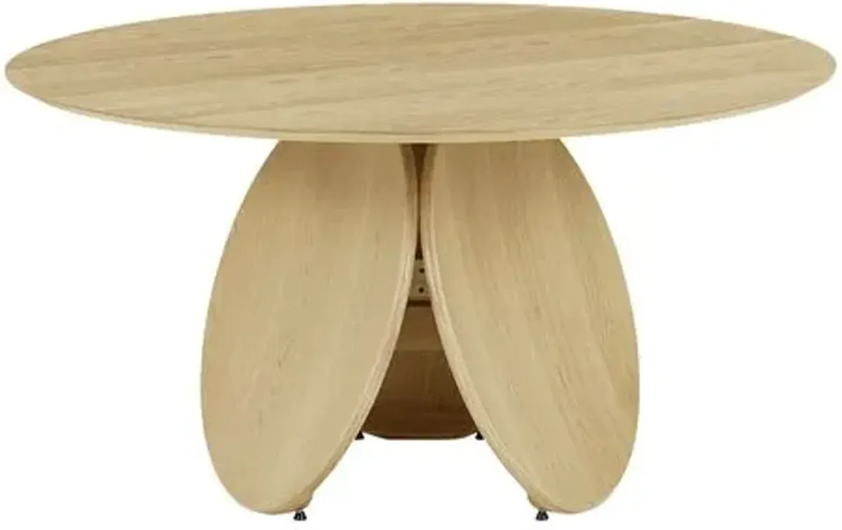 Silas Oak Round Dining Table