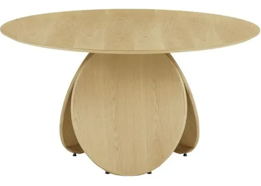 Silas Oak Round Dining Table