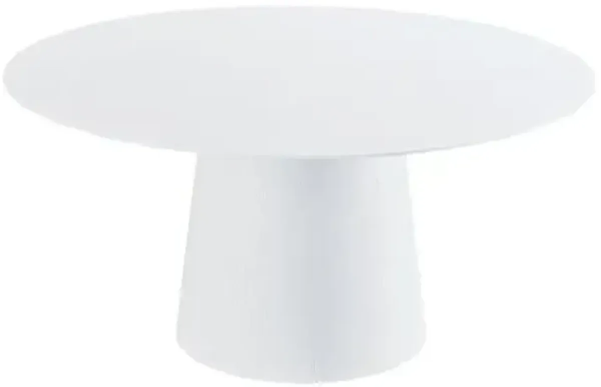 Dawson 62" Round Dining Table - White Ash - Handcrafted