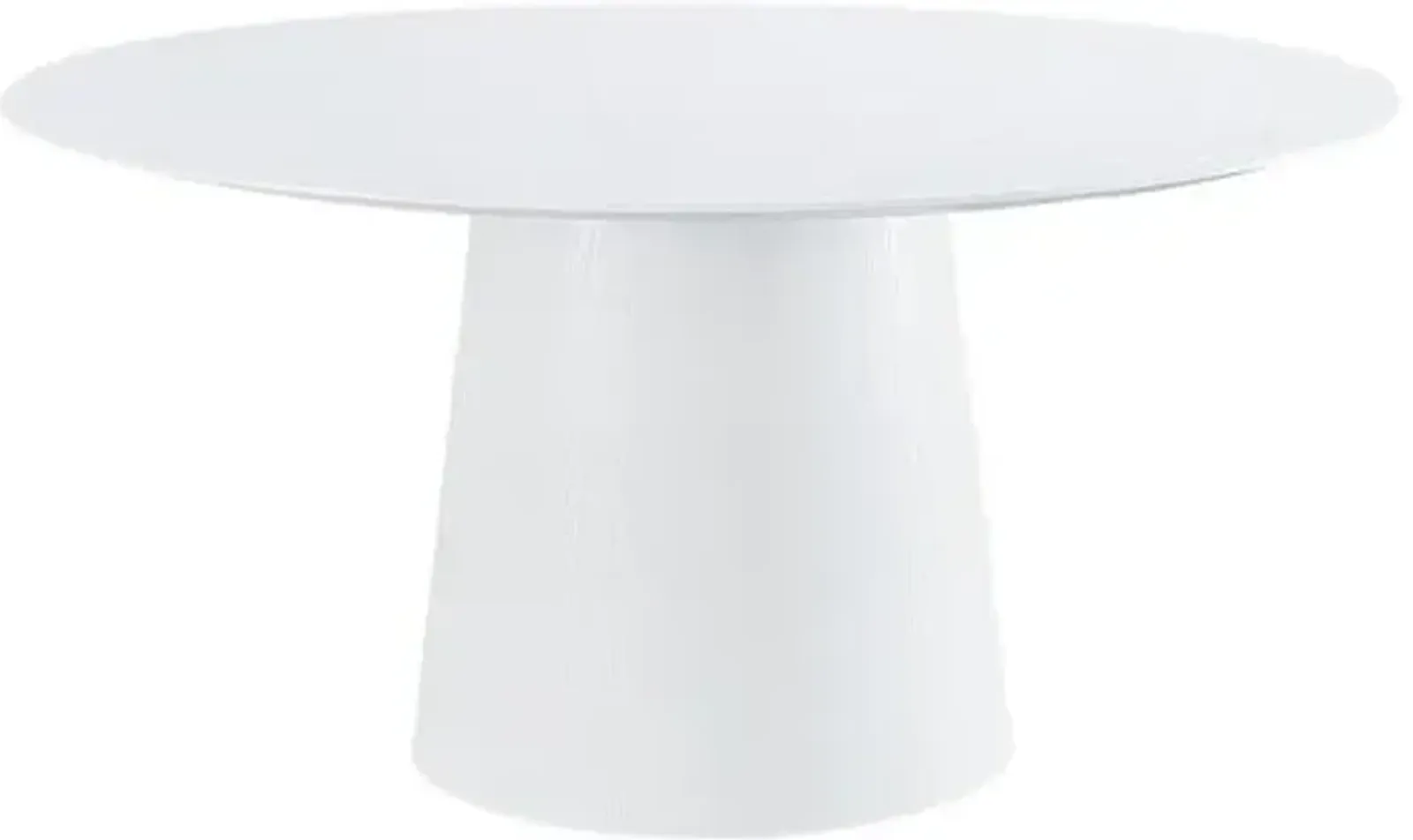 Dawson 62" Round Dining Table - White Ash - Handcrafted