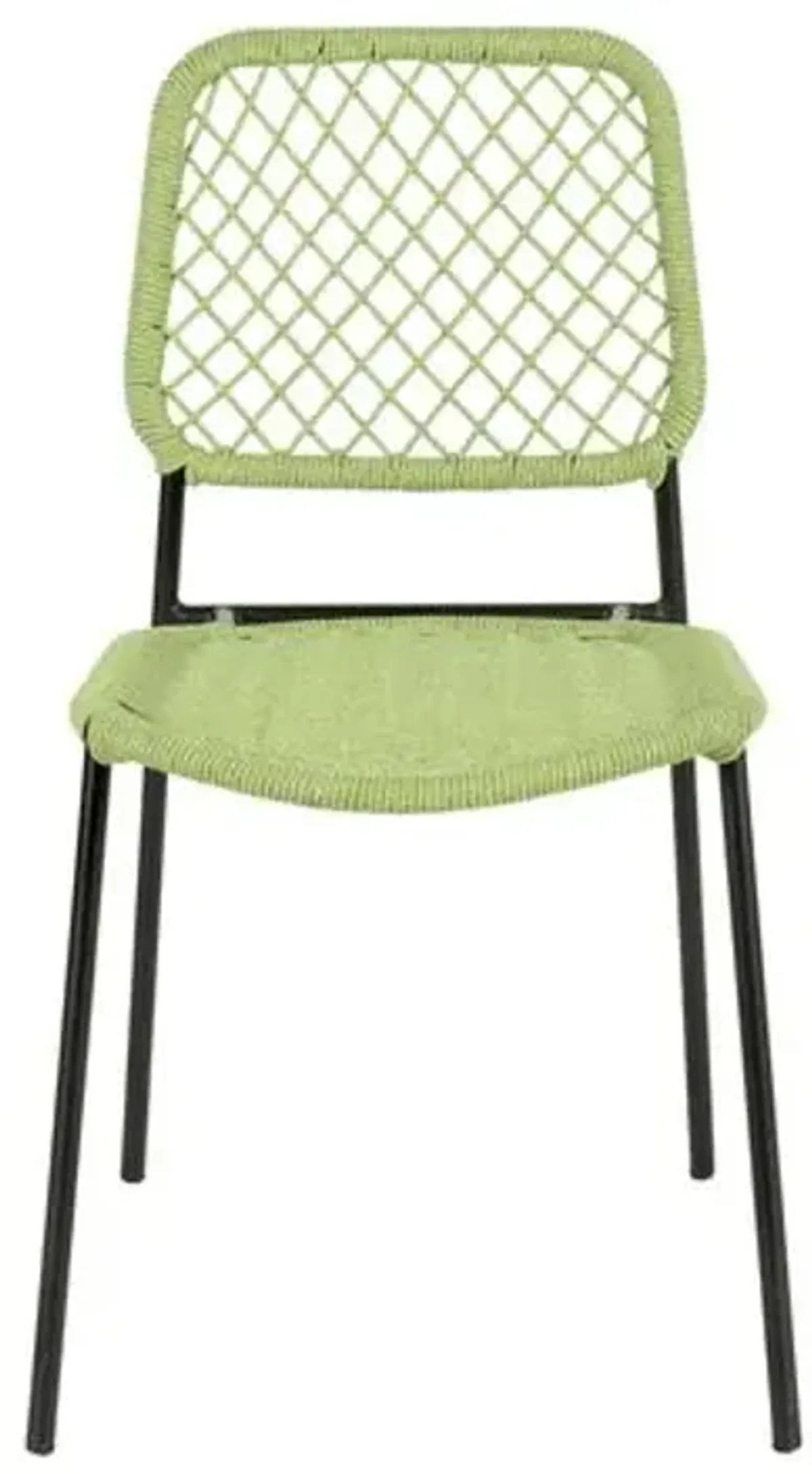 Trinity Dyed Cord Outdoor Dining Chair - Green