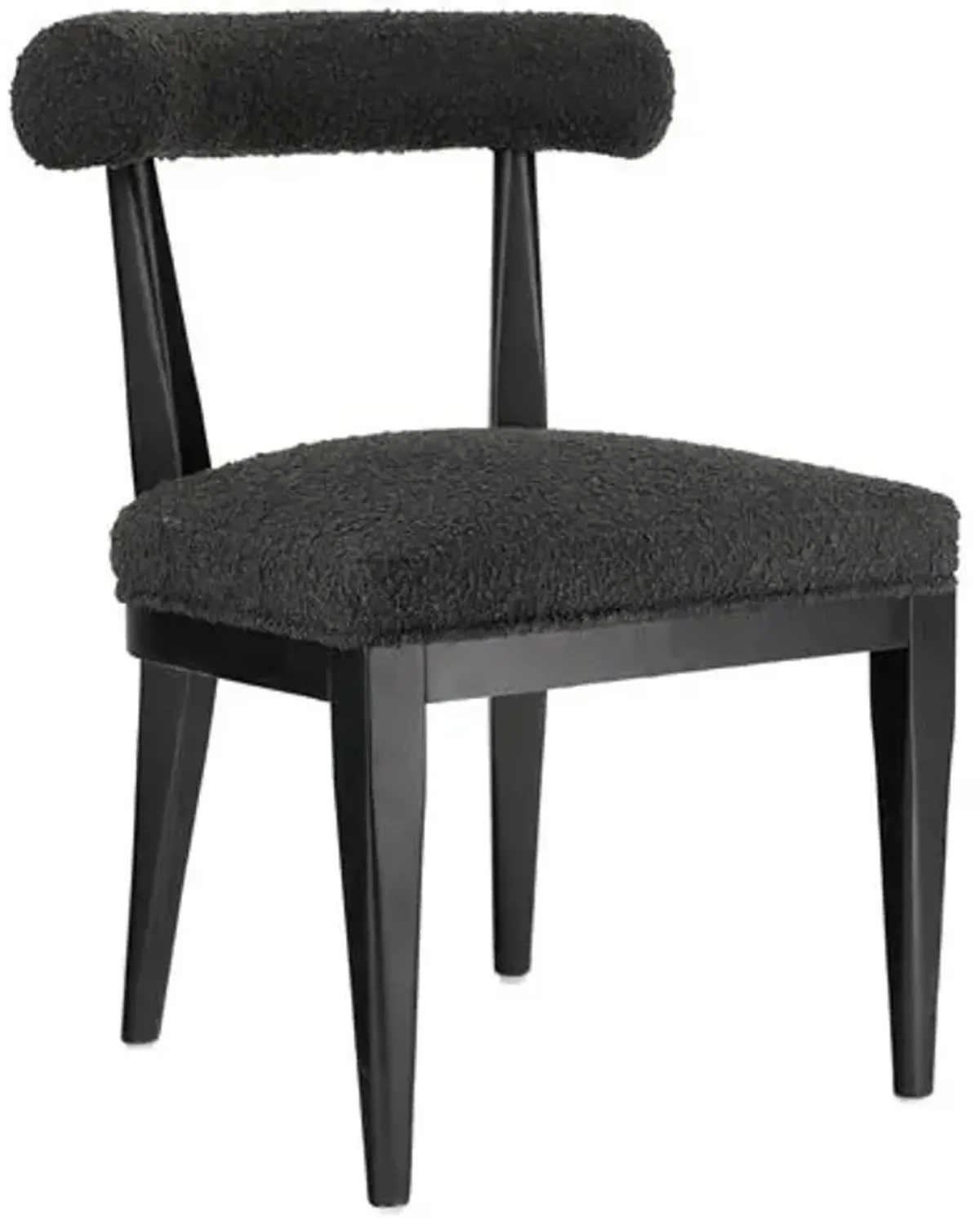 Jayden Performance Boucle Dining Chair - Black