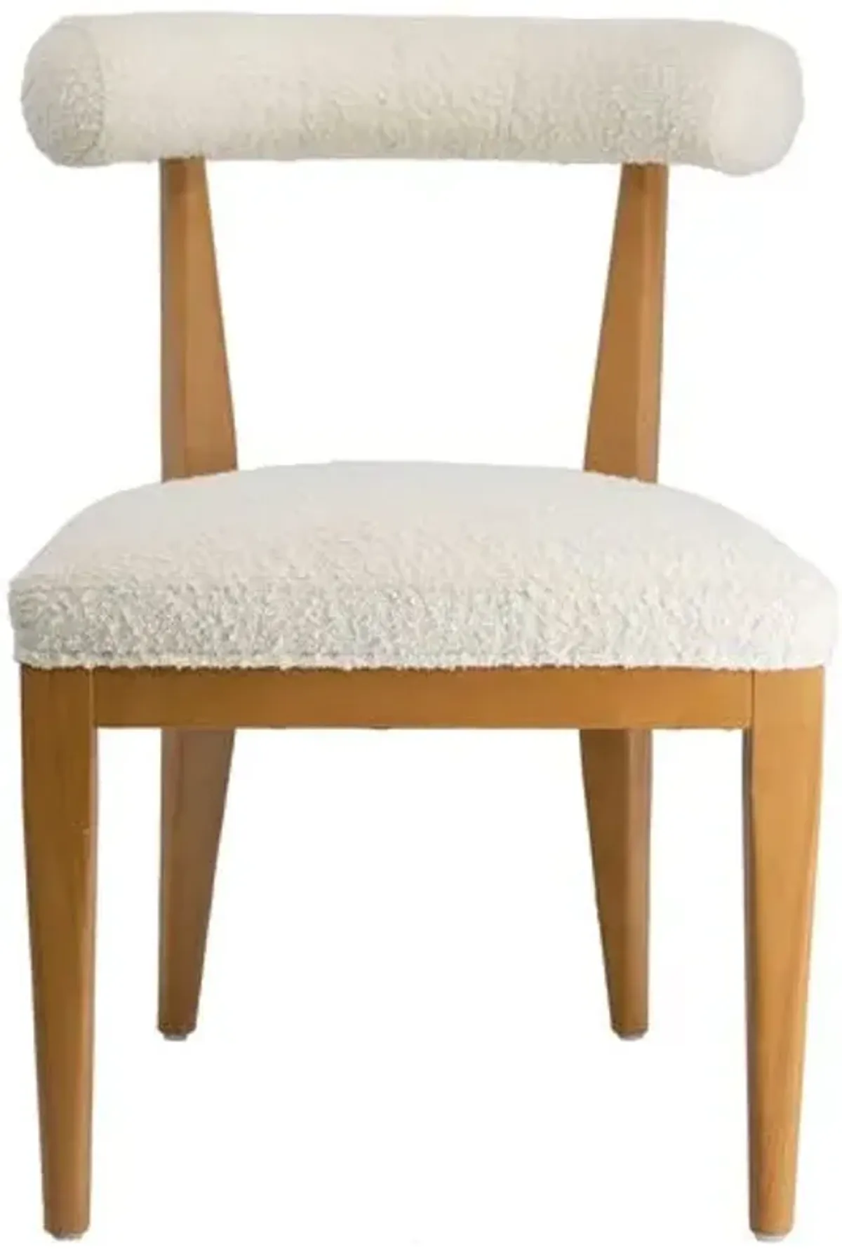 Jayden Performance Boucle Dining Chair - White