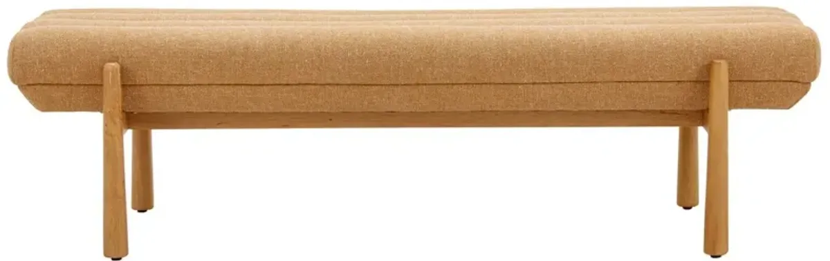 Ruby Linen Bench, Sunflower Yellow