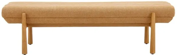 Ruby Linen Bench, Sunflower Yellow